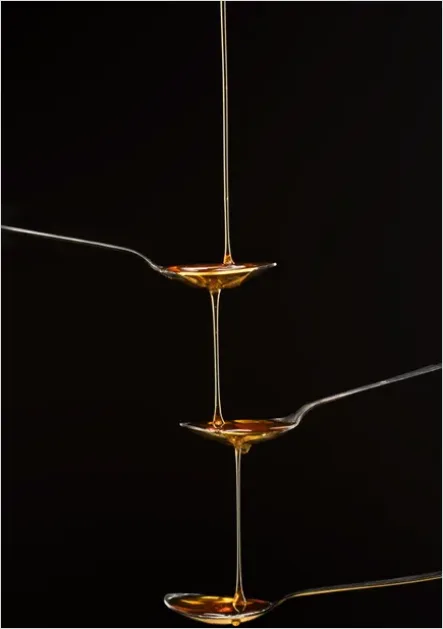 Detail Pouring Syrup Slow Motion Drip Moment Number 5