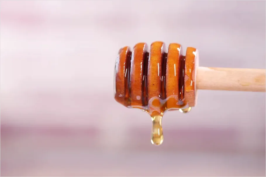 Detail Pouring Syrup Slow Motion Drip Moment Number 10