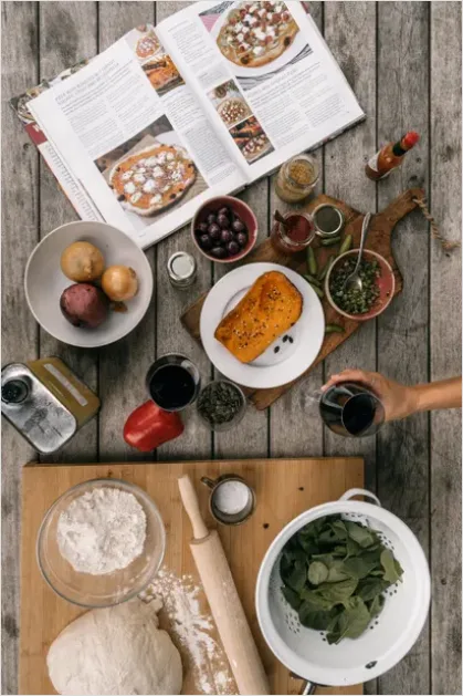 Detail Recipe Pin Template Food Blog Layout Number 11