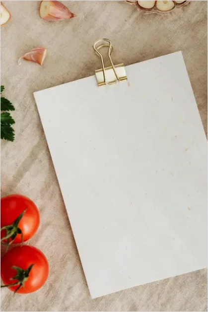 Detail Recipe Pin Template Food Blog Layout Number 12