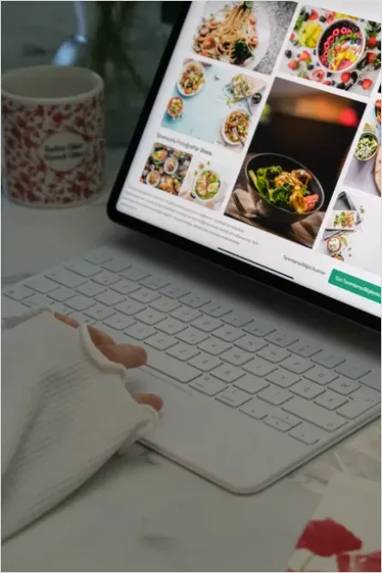 Detail Recipe Pin Template Food Blog Layout Number 4
