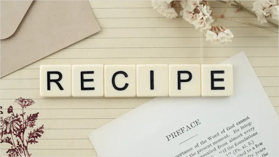 Detail Recipe Pin Template Food Blog Layout Number 6