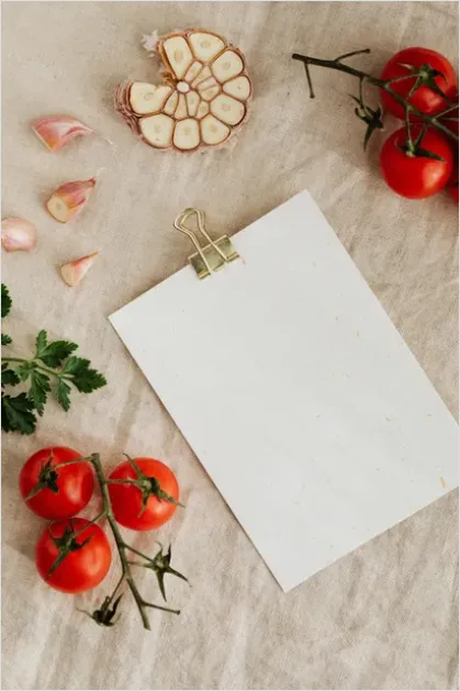 Detail Recipe Pin Template Food Blog Layout Number 7