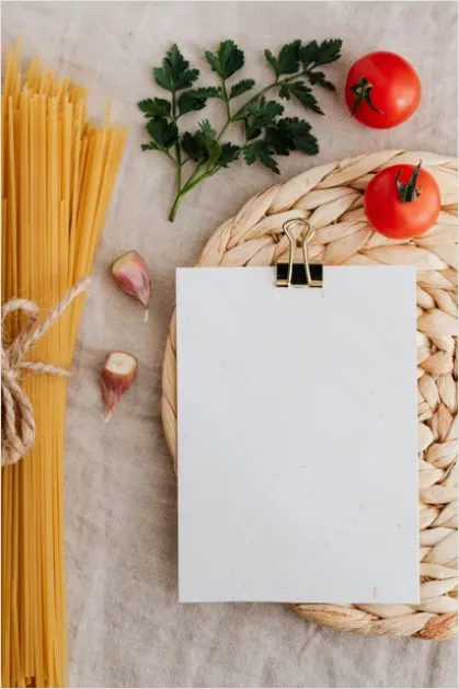 Detail Recipe Pin Template Food Blog Layout Number 8