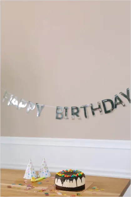 Detail Retirement Party Banner And Cake Number 15