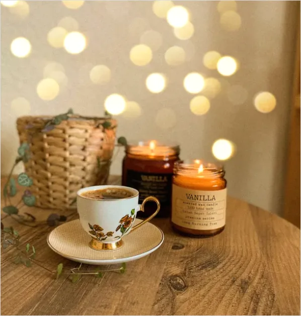 Detail Scented Candles Cozy Aesthetic Number 2