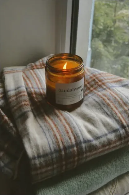 Detail Scented Candles Cozy Aesthetic Number 12
