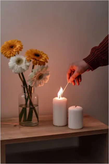 Detail Scented Candles Cozy Aesthetic Number 3