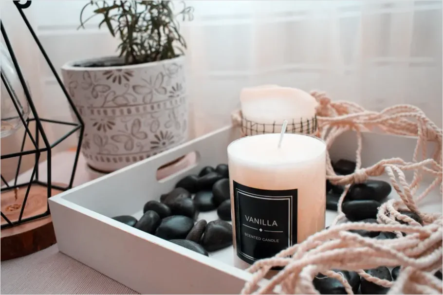 Detail Scented Candles Cozy Aesthetic Number 7