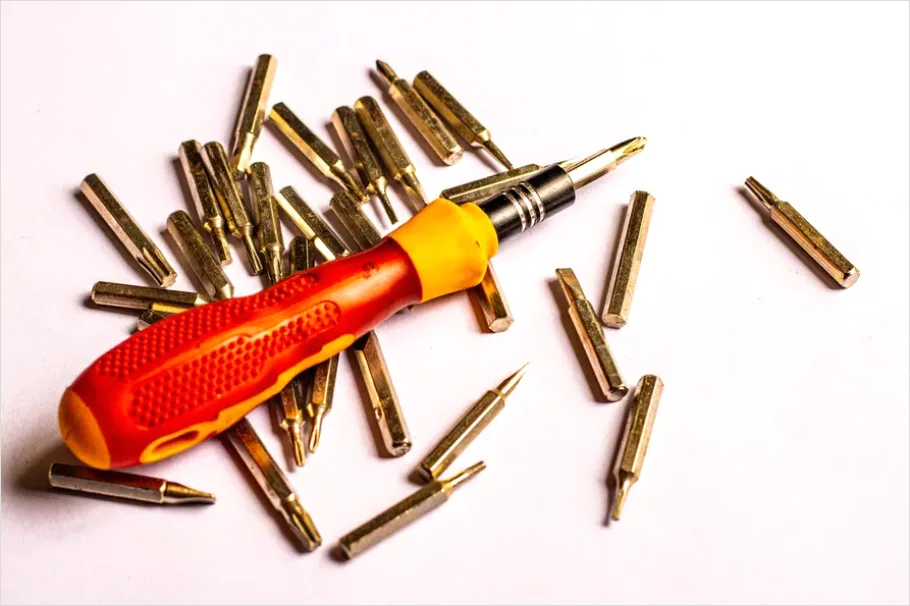 Detail Screwdriver Set Close Up Number 16