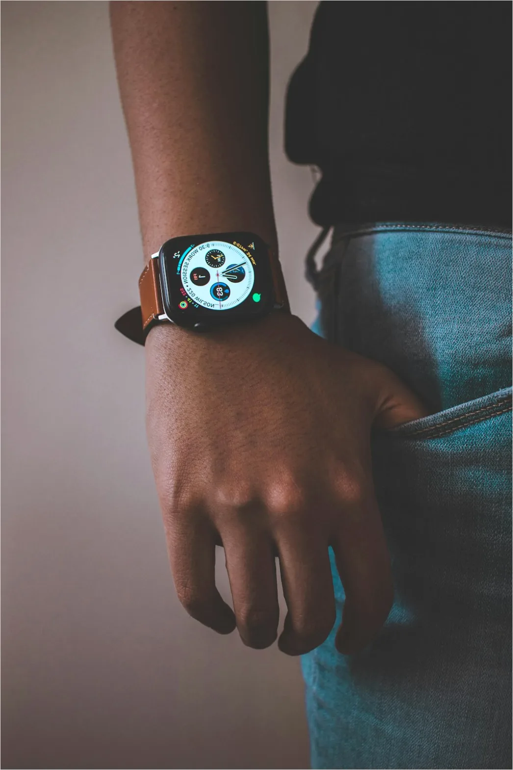 Detail Smartwatch On Wrist Close Up Number 12