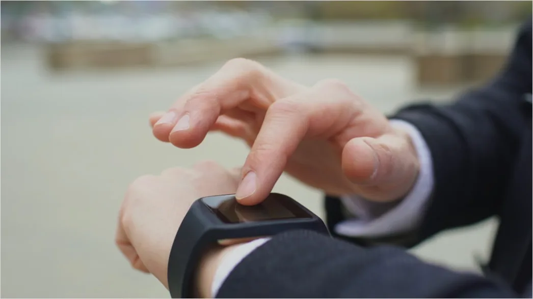 Detail Smartwatch On Wrist Close Up Number 14