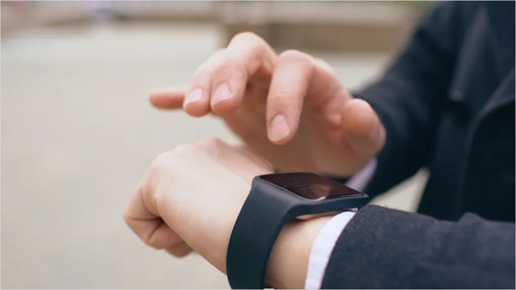 Detail Smartwatch On Wrist Close Up Number 15