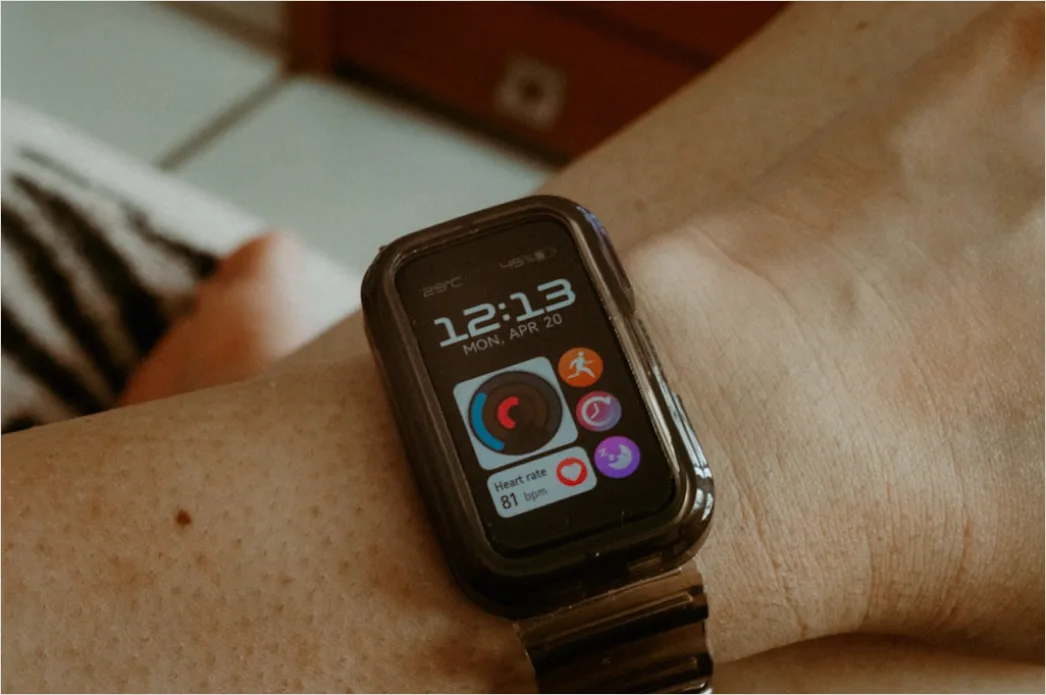 Detail Smartwatch On Wrist Close Up Number 16