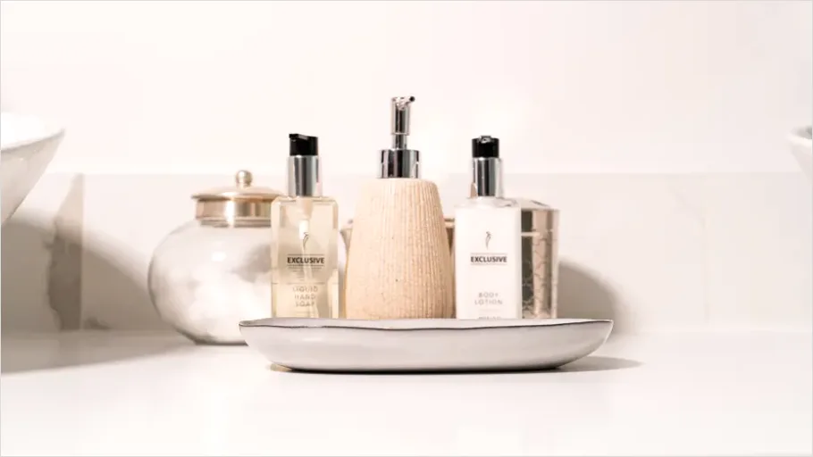 Detail Soap Dispenser Bathroom Counter Number 2