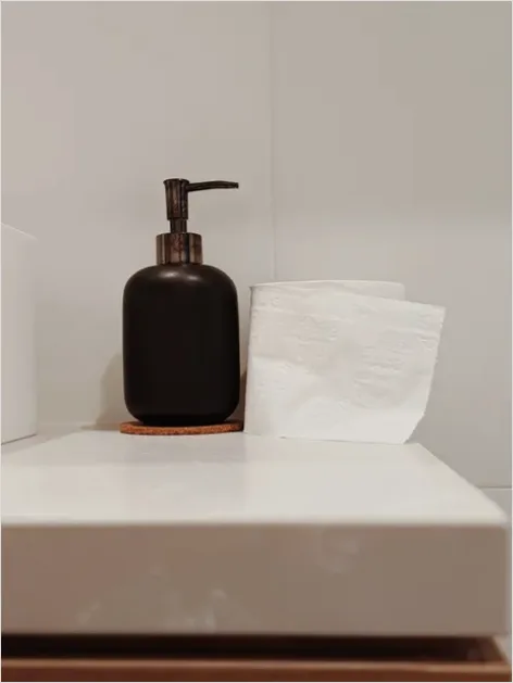 Detail Soap Dispenser Bathroom Counter Number 14