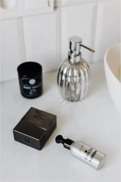 Detail Soap Dispenser Bathroom Counter Number 5