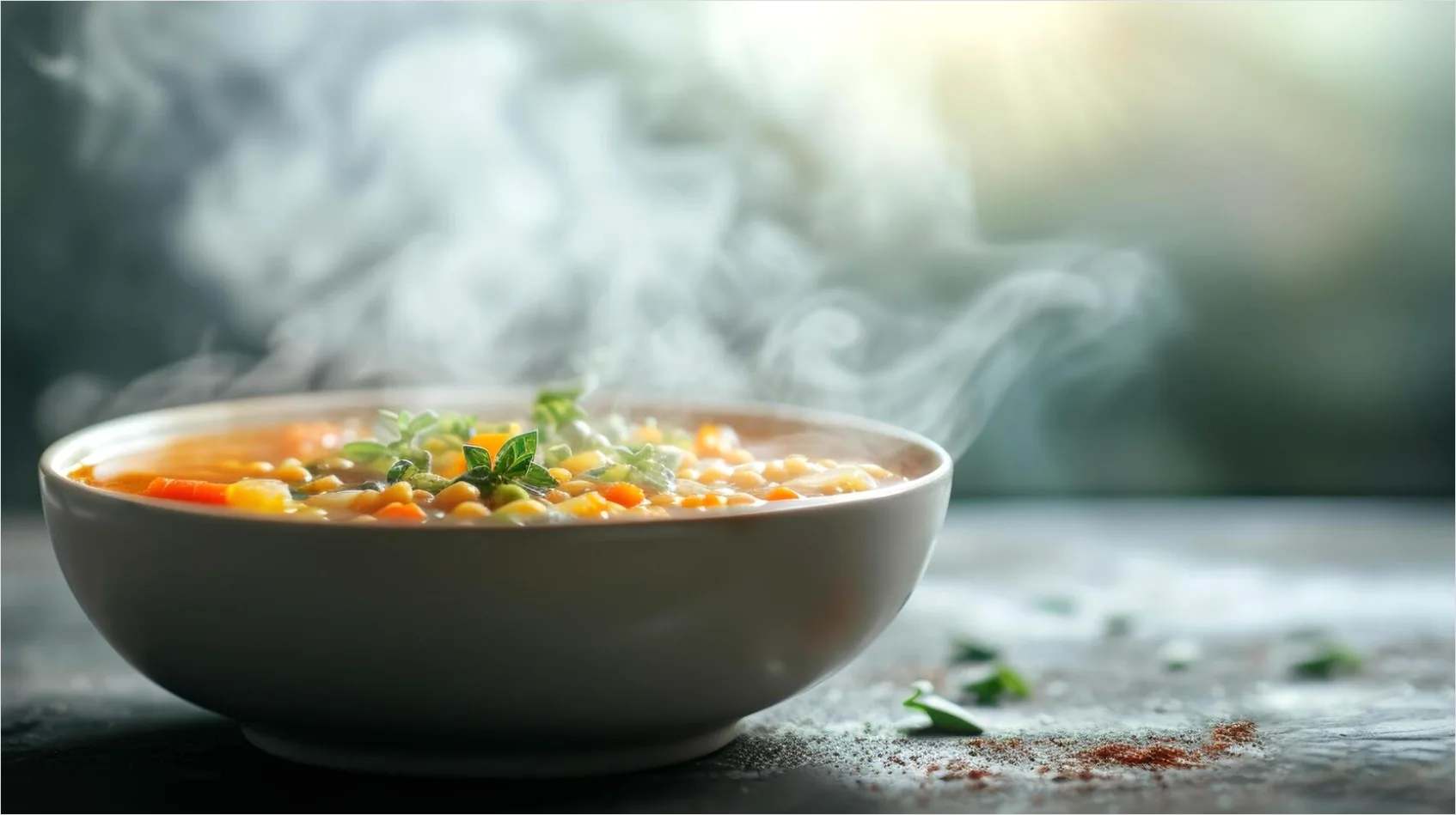 Detail Steam Rising From Soup Bowl Cozy Number 6
