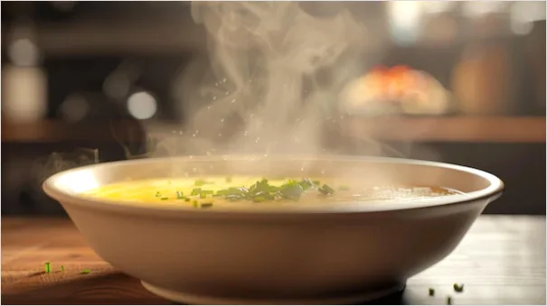 Detail Steam Rising From Soup Bowl Cozy Number 10