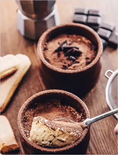 Detail Sugar Free Dessert Chocolate Mousse Bowl Number 2