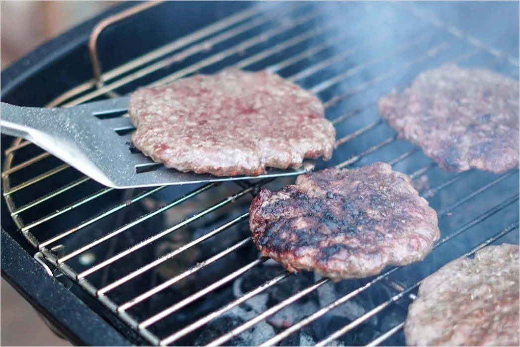 Detail Summer Bbq Grill Smoke Burger Flip Number 13