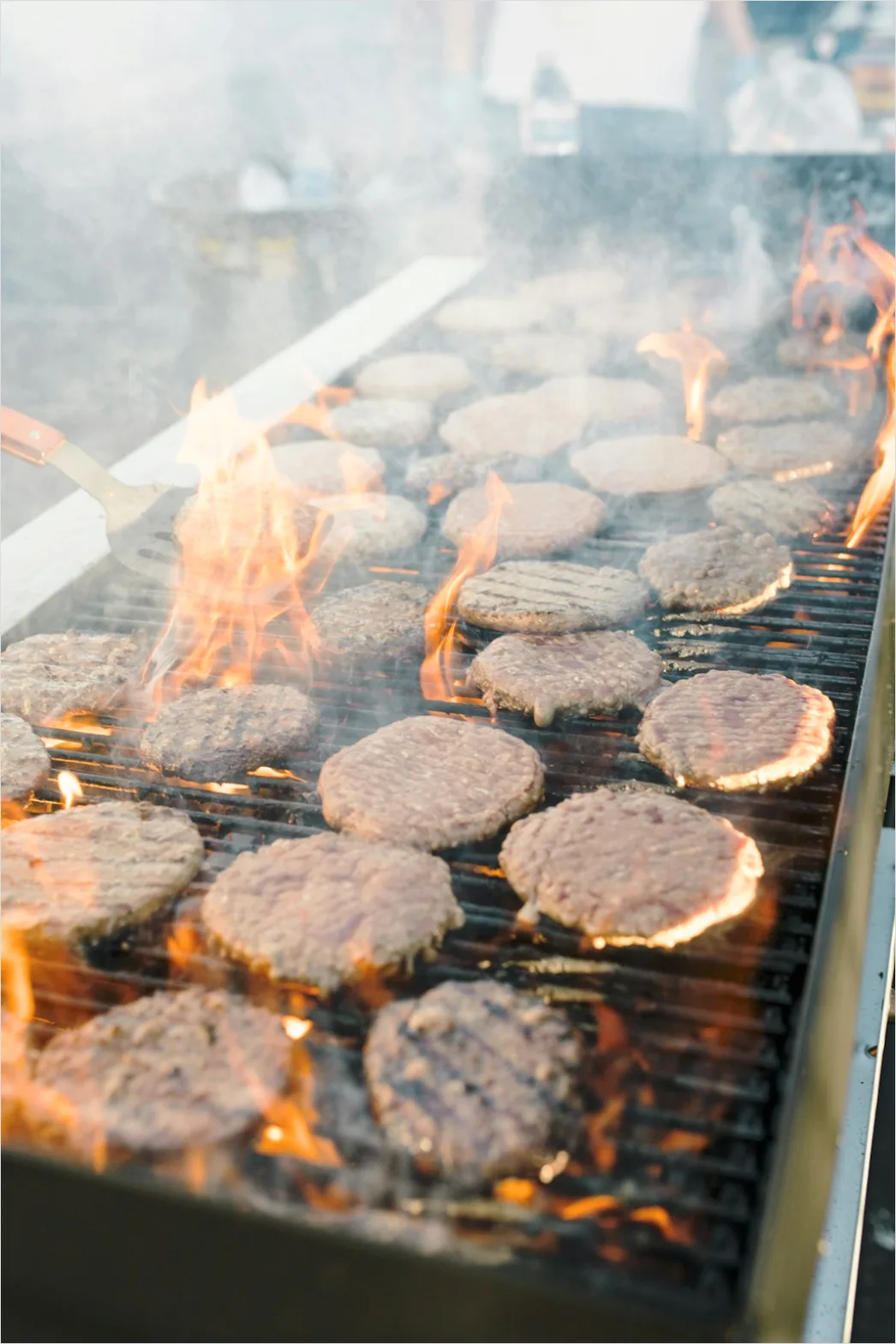 Detail Summer Bbq Grill Smoke Burger Flip Number 14