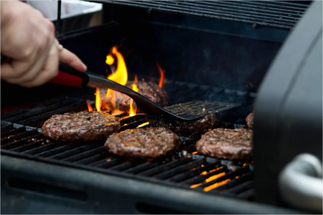 Detail Summer Bbq Grill Smoke Burger Flip Number 3