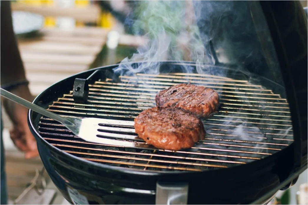 Detail Summer Bbq Grill Smoke Burger Flip Number 6