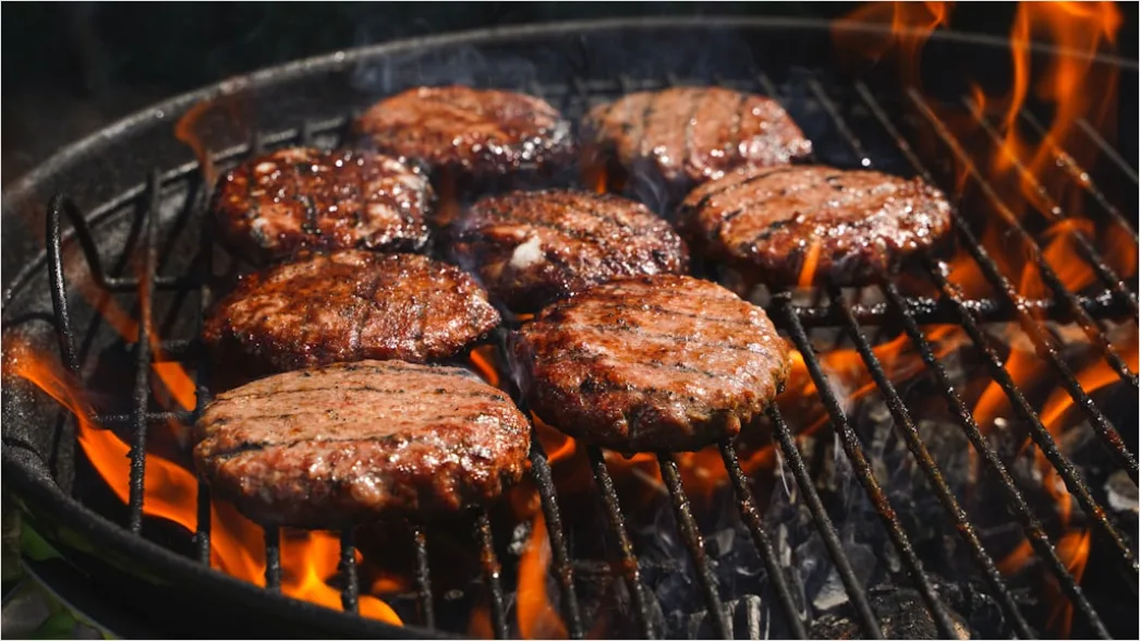 Detail Summer Bbq Grill Smoke Burger Flip Number 7