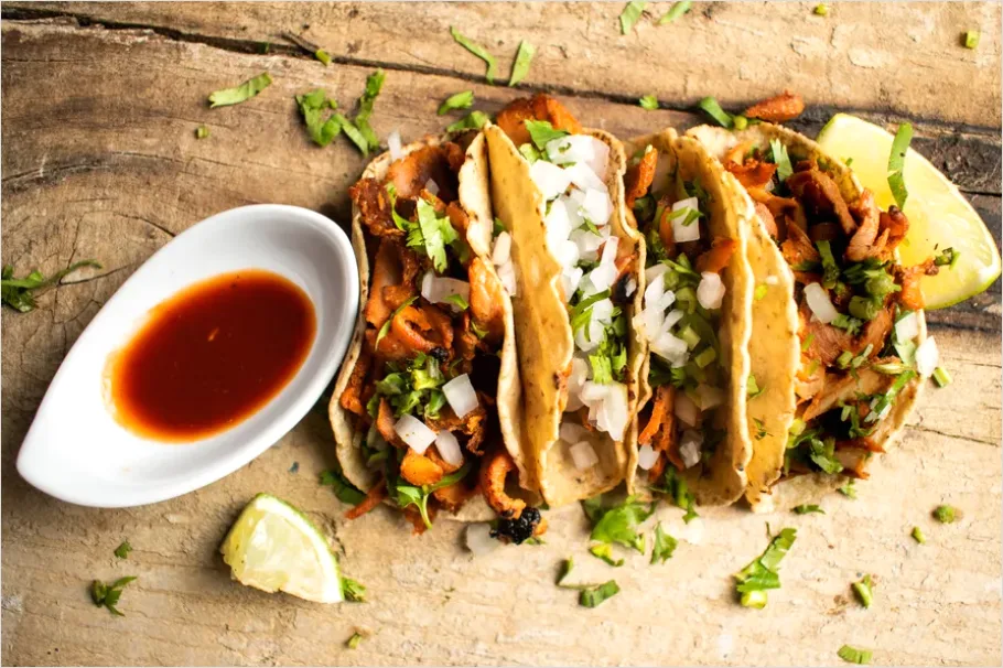Detail Tacos Al Pastor Street Style Plate Number 14