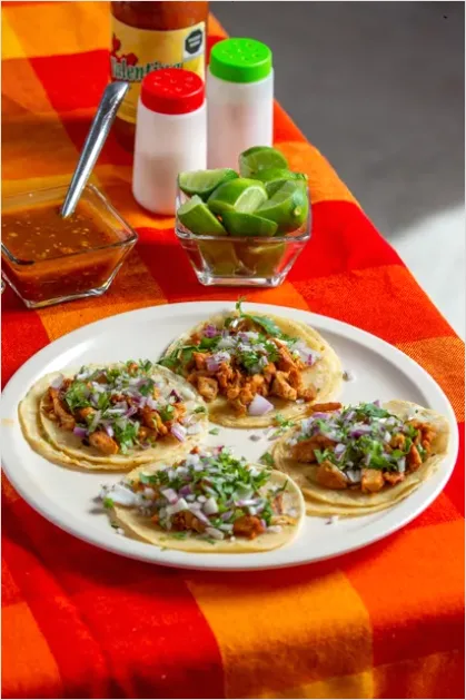 Detail Tacos Al Pastor Street Style Plate Number 16