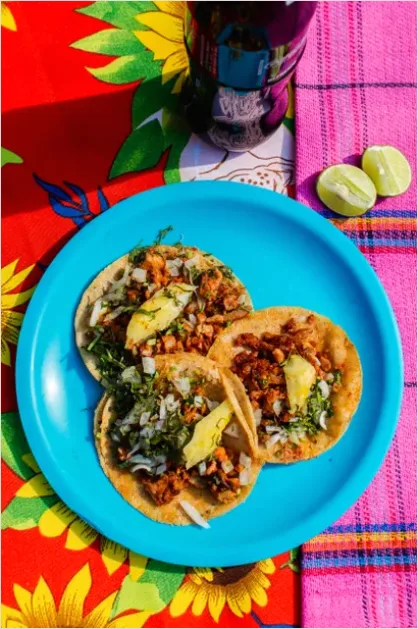 Detail Tacos Al Pastor Street Style Plate Number 4
