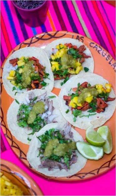 Detail Tacos Al Pastor Street Style Plate Number 8
