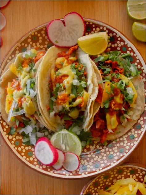 Detail Tacos Al Pastor Street Style Plate Number 9