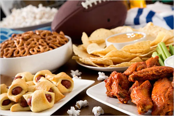 Detail Tailgate Snacks Spread Football Party Number 3