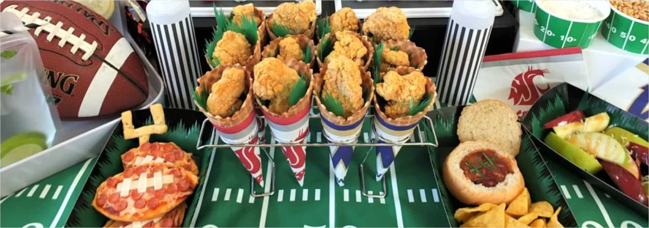 Detail Tailgate Snacks Spread Football Party Number 6