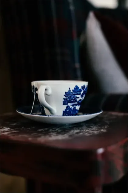 Detail Tea Cup And Saucer Number 11