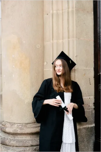 Detail Teen Graduation Cap And Gown Portrait Number 2