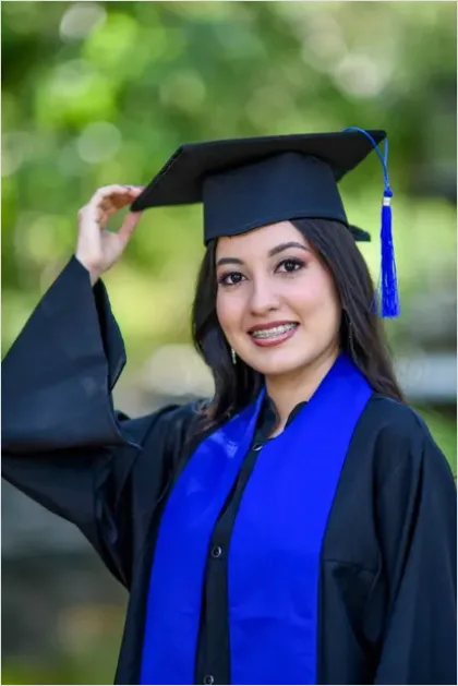 Detail Teen Graduation Cap And Gown Portrait Number 12
