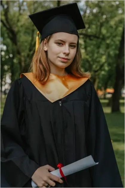 Detail Teen Graduation Cap And Gown Portrait Number 9