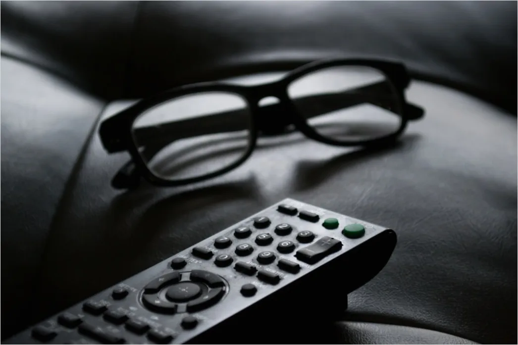 Detail Television Remote Control Close Up Number 6
