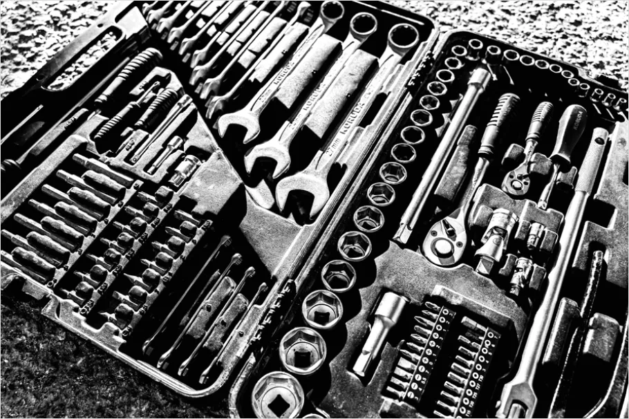 Detail Toolbox With Tools Open Number 10