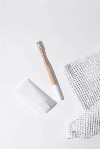 Detail Toothbrush And Toothpaste Flat Lay Number 15