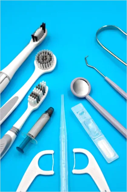Detail Toothbrush And Toothpaste Flat Lay Number 8