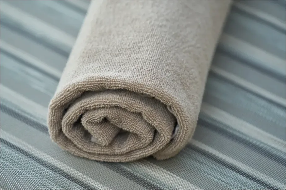 Towel Folded Spa Bathroom 7956