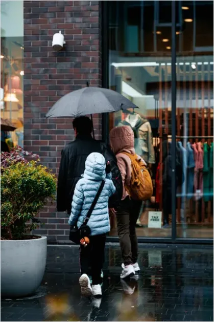 Detail Umbrella On Rainy Day Number 3