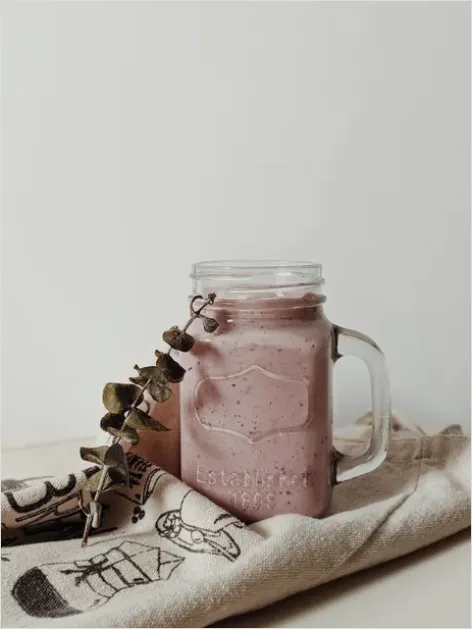 Detail Vegan Breakfast Smoothie Jar Mason Number 3