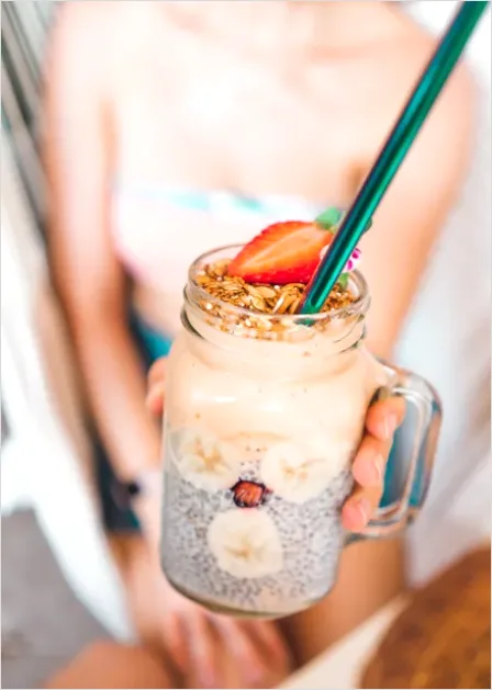 Detail Vegan Breakfast Smoothie Jar Mason Number 4