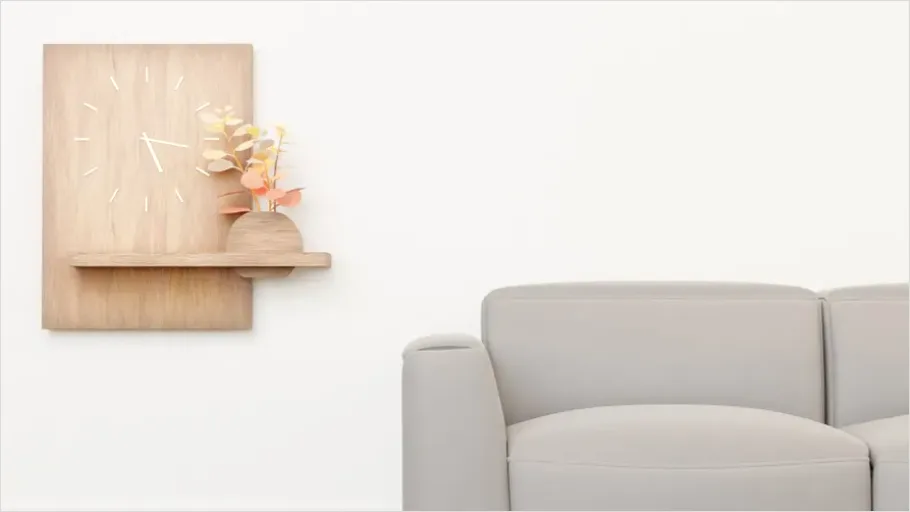 Detail Wall Clock Modern Minimal Number 2