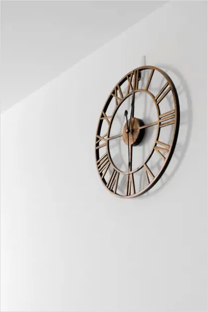 Detail Wall Clock Modern Minimal Number 3